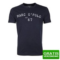 Bekijk de deal van Suitableshop: Marc O'Polo T-shirt Logo Navy