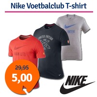 Bekijk de deal van 1dagactie.nl: Nike shirts voetbalclubs print