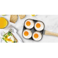 Bekijk de deal van Wowdeal: Eierpan voor perfecte eitjes, pannenkoeken en burgers