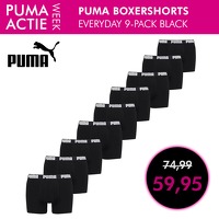 Bekijk de aanbieding van 1dagactie.nl: Puma Boxershorts Everyday Black 9-pack
