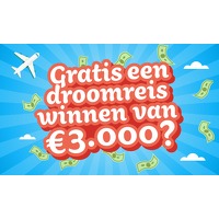 Bekijk de deal van Social Deal: Gratis kans op een droomreis t.w.v. 3,000 euro