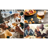 Bekijk de aanbieding van SocialDeal.nl 2: High wine, beer of bubbles voor 2 personen bij Fletcher