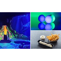 Bekijk de deal van Social Deal: Glow-in-the-dark-minigolf + snackmenu bij Fusion Dome