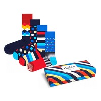Bekijk de aanbieding van iBOOD Sports & Fashion: 4 paar Happy Socks Special Stripe