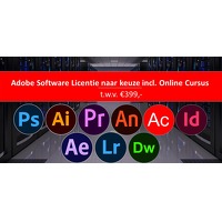 Bekijk de deal van Wowdeal: Adobe Cursus + Licentie naar keuze (Windows)