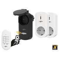 Bekijk de aanbieding van DealDonkey.com: Mr Safe Draadloze stopcontactenset - met afstandsbediening (Met randaarde)