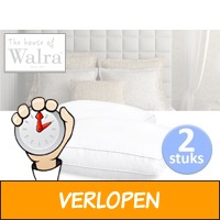 2-pack Walra luxe hoofdkussens