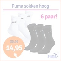 6-pack Puma sokken hoog