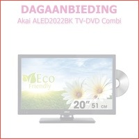 Akai ALED2022BK TV-DVD Combi