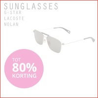 Zonnebrillen van G-Star, Lacoste & N..