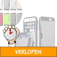 Phone case met ruimte voor pasjes