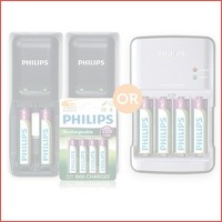 Philips Batterijladers met Batterijen 2..