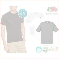 12-pack Fruit of the Loom t-shirts