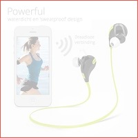 Draadloze in-ear sport headset