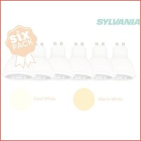 6-pack Sylvania GU10 dimbare LED-lampen