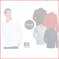 2-pack Russell poloshirts