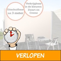 Oprolbaar windscherm