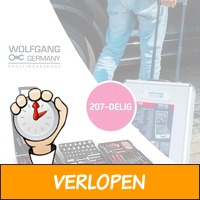 207-delige Wolfgang Germany gereedschapstrolley