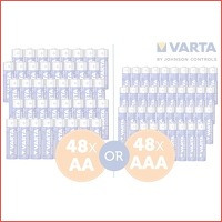 48 x Varta High Energy batterijen