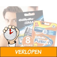 8-Pack Originele Gillette Fusion of Mach3 scheermesjes