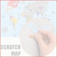 Scratch Map, Kras Wereldkaart