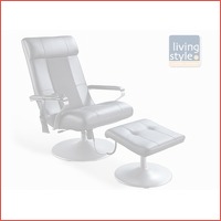 Living Style lederen massagestoel