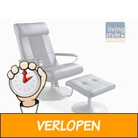 Living Style lederen massagestoel