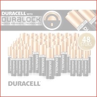 48x Duracell Duralock batterijen