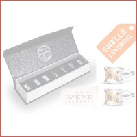 7 paar Swarovski Elements oorbellen