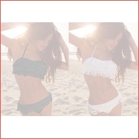 Lace bohemian bikini