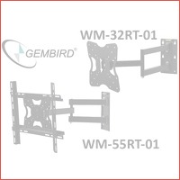 Gembird TV muurbeugels