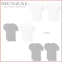 4-pack McNeal basic heren T-shirts