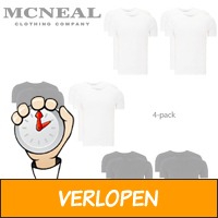 4-pack McNeal basic heren T-shirts