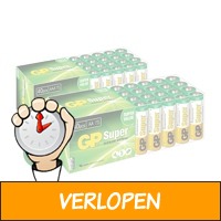 40-pack GP Super Alkaline AA/AAA