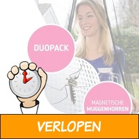 2 magnetische anti-insecten horren