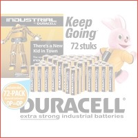 72 x Duracell Industrial batterijen