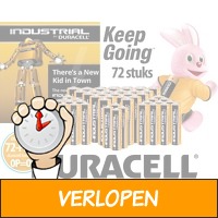 72 x Duracell Industrial batterijen