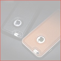 Luxe lederen smartphone case