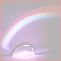 Regenboog projectielamp