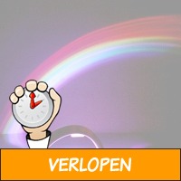 Regenboog projectielamp