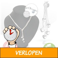 Sierlijke ketting met hartjes