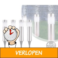 Luxe RVS LED tuinlampen