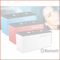 Ninetec 10w bluetooth speaker met fm rad..