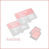 SanDisk Class 10 MicroSD geheugenkaart 3..