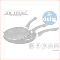 Koch Line 3-delige pannenset