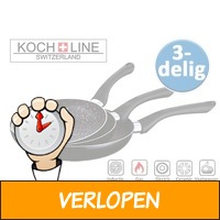 Koch Line 3-delige pannenset