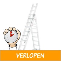 Hailo 3-delige ProfiLOT reformladder