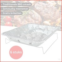 6-pack Wegwerp BBQ