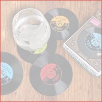 Vinyl onderzetters