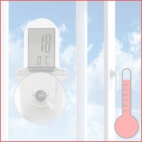 Grundig buitenthermometer zuignap